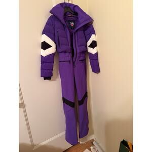 Fusalp clarisse ski suit skisuit purple 36 s small